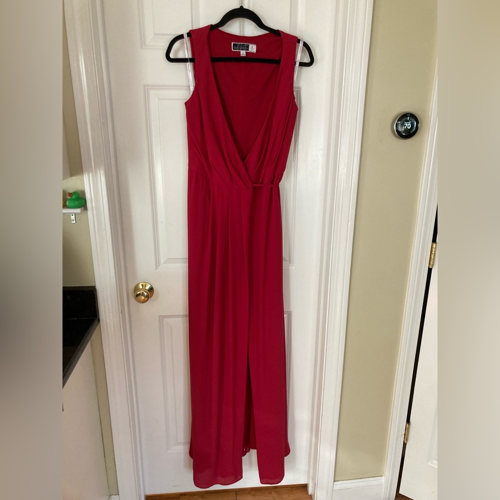 David’s Bridal wrap dress in apple sz 8